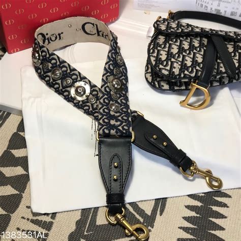 dior strap top|Dior strap for saddle bag.